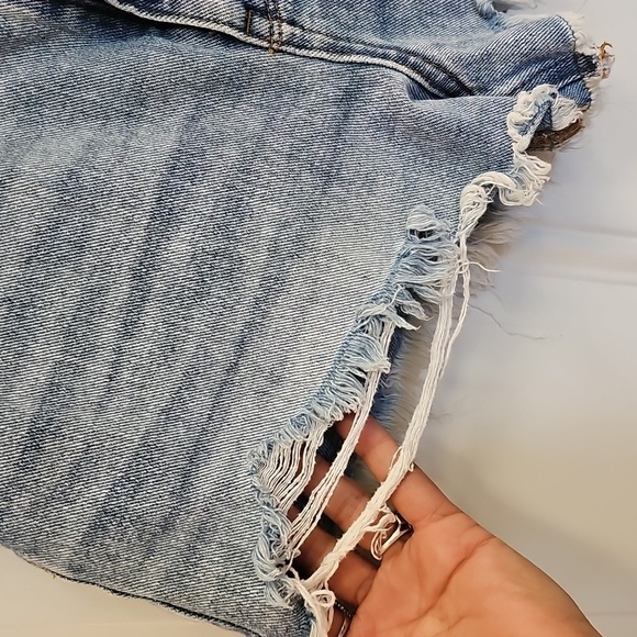 PacSun, Women's, Blue, Denim, Shorts, Summer, Casual, Beach, Travel, Preppy - Picture 2 of 4